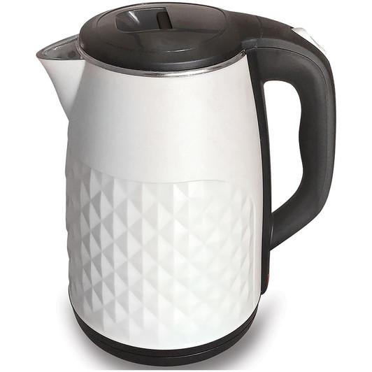 Infapower 2.5L 360 Degree Diamond Design Cordless Kettle 1800w - White