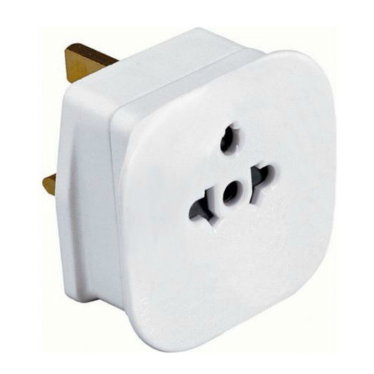 Value Range PIF2039 Universal Travel Adaptor 2 & 3 Pin 13 AMP For Visitors to UK