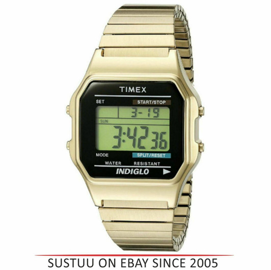 Timex T78677 Mens Style Watch Chronograph Alarm Digital Display Water Resistant