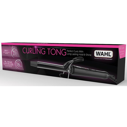 Wahl Curling Tong Ceramic Styling Curls Wand Hair Iron Styler 16mm