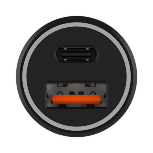 Groov-e GVMA124BK Dual USB-C & USB-A Car Charger Fast Charge 20W Power Deliery