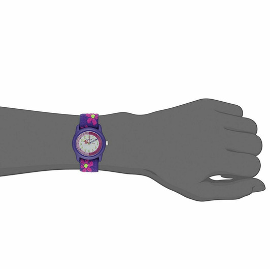 Timex Kidz T89022  Flowers Time Teacher Watch Flower Strap Analogue Display NEW