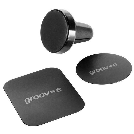 Groov-e Air Vent Mount Universal Magnetic Holder Use For Mobile Device GVWM4BK