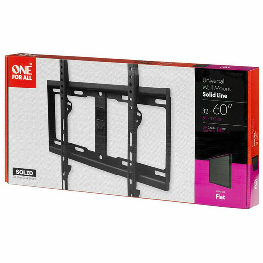 One For All 32-65 inch Solid Line TV Bracket Universal Wall Mount for Flat Panel