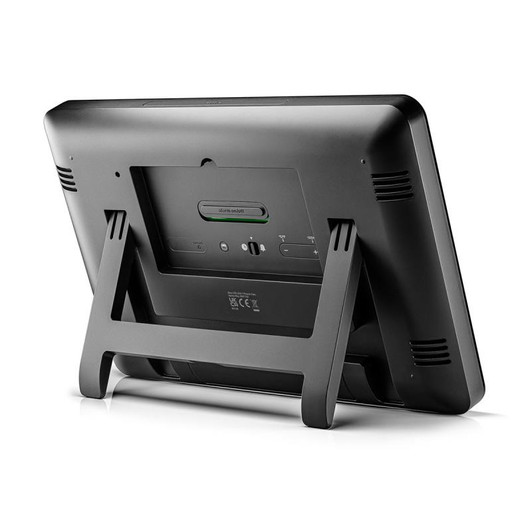 Braun Digital Wall Clock with Indoor Temperature & Large Reverse LCD Display