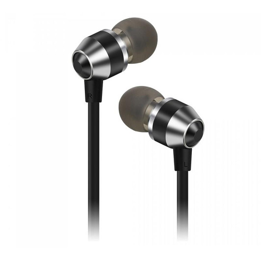 Groov-e Smart Buds Metal Earphones with Built-in Remote Microphone 3.5mm Plug