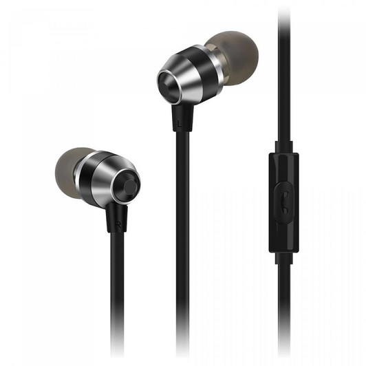 Groov-e Smart Buds Metal Earphones with Built-in Remote Microphone 3.5mm Plug