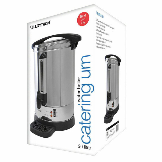 Lloytron E1920 20Ltr 2500w Stainless Steel Catering Tea /Coffee Urn Water Boiler