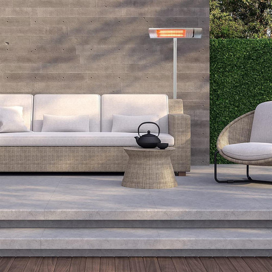 StayWarm Directional Pedestal Patio Heater with Remote Control F2721 1500w