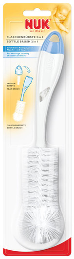 NUK Bottle & Teat Brush?Cleaner for Baby Bottles & Teats?BPA Free