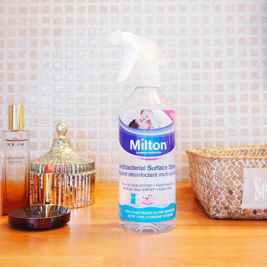Milton Antibacterial Spray Germs Cleaner/Killer Surface Disinfecter 500ml