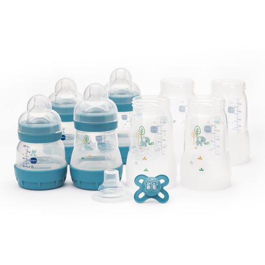 MAM Easy Start Self Sterilising Anti Colic Newborn Starter Set - Blue