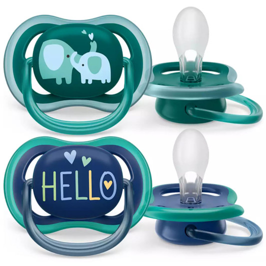 Philips Avent Air Night Soother Boy 18m+ 2Pk