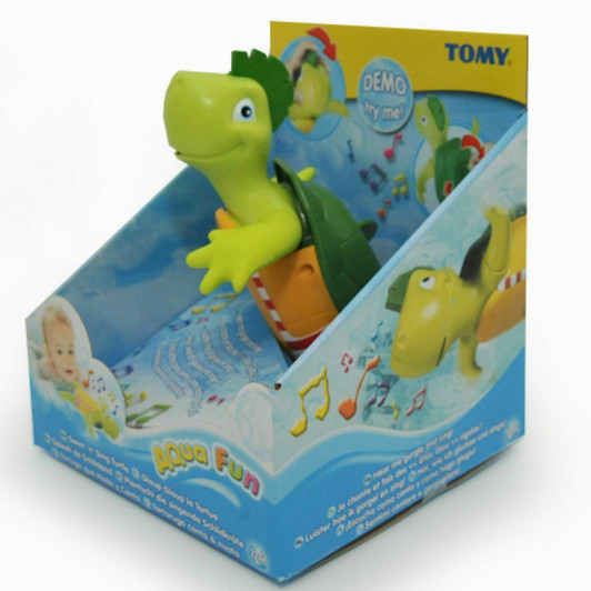 Tomy Swim & Sing Turtle Preschool Children's Baby Bath Toy Water Activity Toy