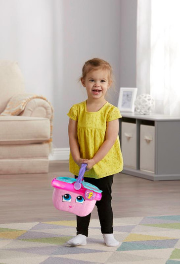 Leap Frog Shapes & Sharing Picnic Basket Kid's Interactive Pretend Play Toy 6m+