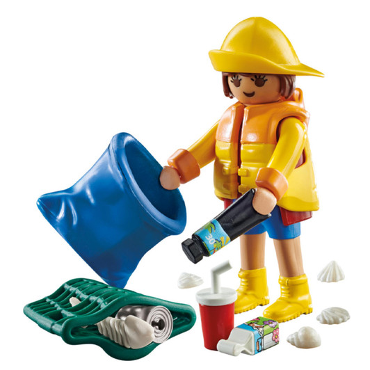 Playmobil Special Environmentalist Waste Collection Volunteer Suitable for 4y+