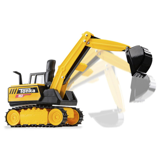 Tonka Steel Classics Mighty Excavator Kids Construction Toys Creative Play 3y+