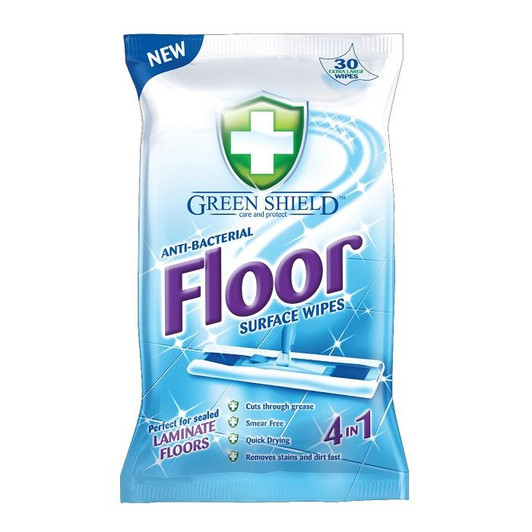 [EBAY VIOLATION] Green Shield Anti-Bac. Floor Surface Cleaning Large Wipes│24 Wipes Pack