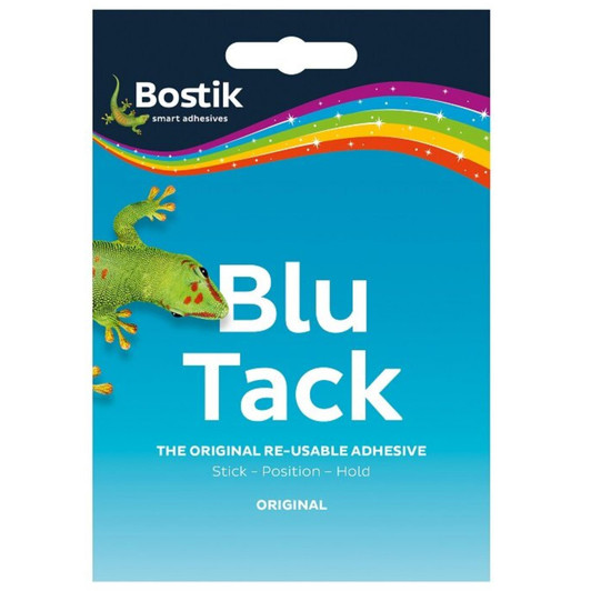 Bostic Blu-Tack Adhesive Reusable Glue│Handy Wallet Size All Multi Purpose InUK