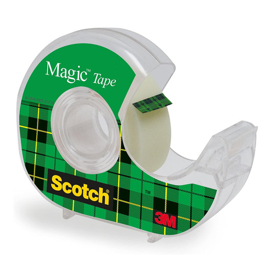 Scotch 3M Magic Tape / Office Tape Dispensered Rolls│Mending Tape│19mm x 15m