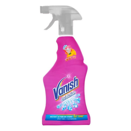 Vanish Oxi-Action Pre-Wash Fabric Stain Remover Spray│Colour Safe│500ml│InUK
