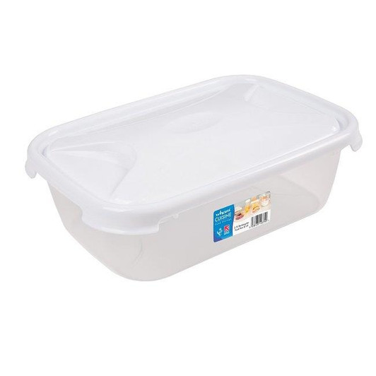 Wham Cuisine Rectangular Food Storage Box│White│2.7 Litre