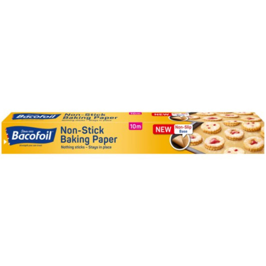 Bacofoil Baking Paper with Non-Stick Structure│For Bakes Cake/ Cookie│10m x 38cm