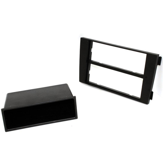 C2 Car CD Radio Stereo 2-DIN Fascia Adaptor Panel Plate For Audi A6 4B Black