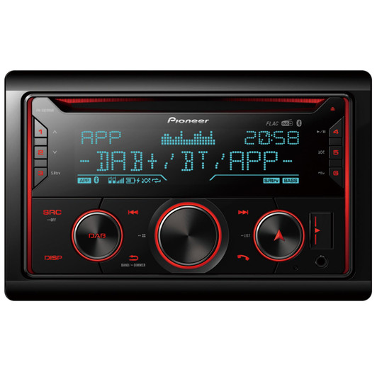 Pioneer Car Stereo 2-DIN CD Tuner DAB-DAB+ Radio Media Player Bluetooth USB