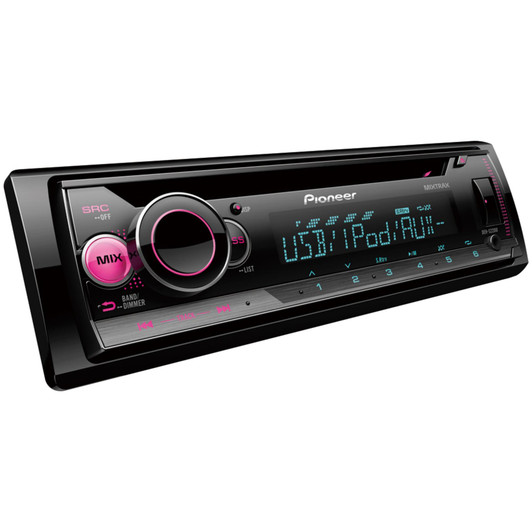 Pioneer DEH-S220UI Single Din Car MultiMedia Player Aux Bluetooth USB Flac