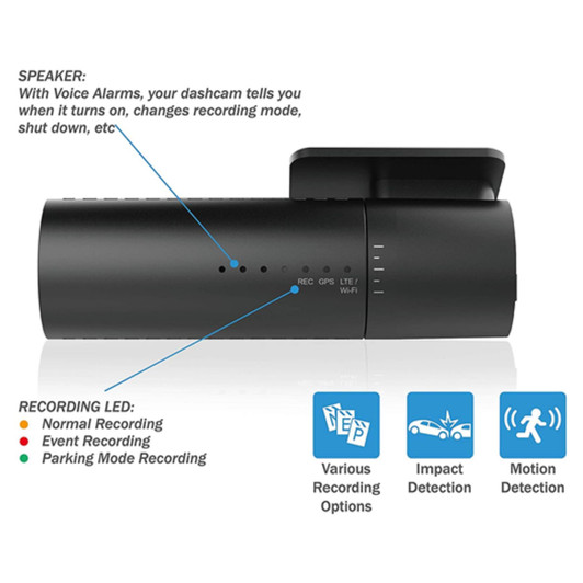 Blackvue DR590X-1CH Car Dash Cam Full HD 1080p With Sony STARVIS CMOS Sensor