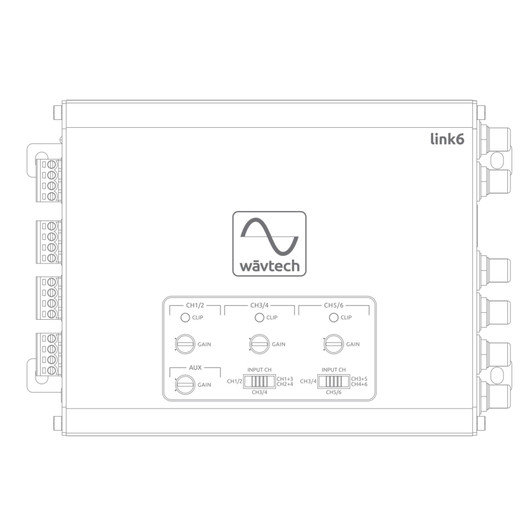 Wavtech WAV-LINK6 6-Channel LOC Line Output Converter with Summing And Remote