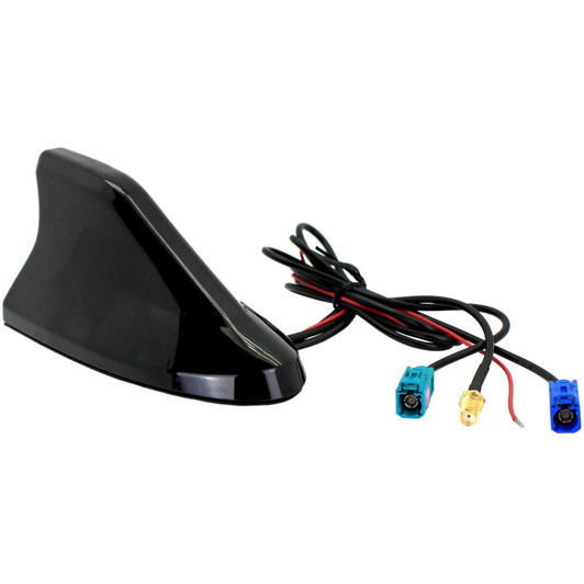 Connects2 Shark Fin Car Aerial DAB-FM-GPS Roof Mount Antenna AUTODAB Digital SMA