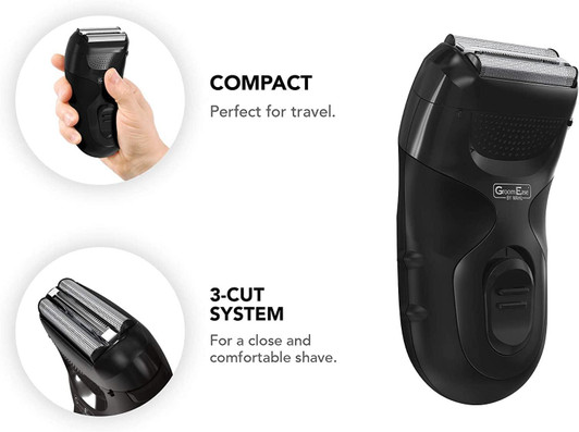 Wahl Travel Shaver | Battery | Washable Head | 3 Cut Wet & Dry