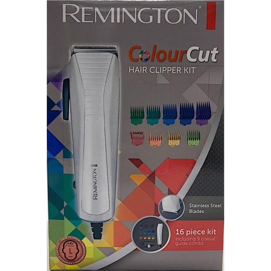 Remington HC5035 16pc Colour Cut Corded Hair Grooming Kit Clipper & Shaver