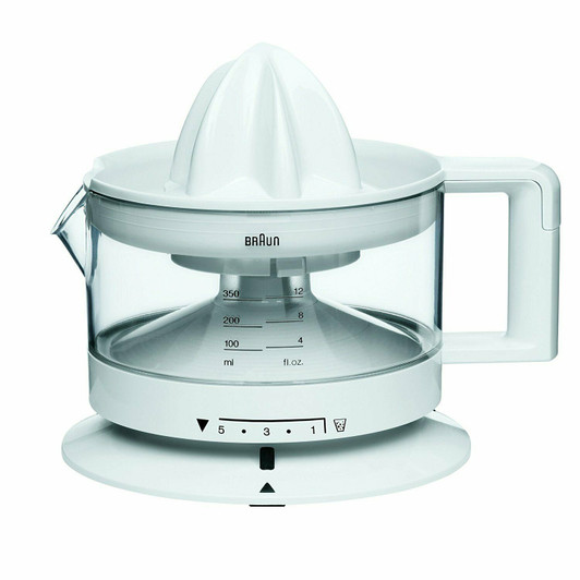 Braun CJ3000 Tribute Collection Electric Citrus Juicer Auto Stop/Start 350ml 20W