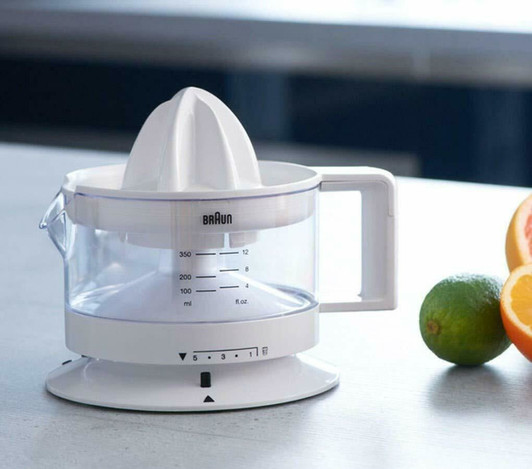 Braun CJ3000 Tribute Collection Electric Citrus Juicer Auto Stop/Start 350ml 20W
