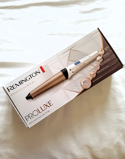 Remington Proluxe Hair Curling Tong/Wand GripTech Ceramic Coating 25-38mm Barrel