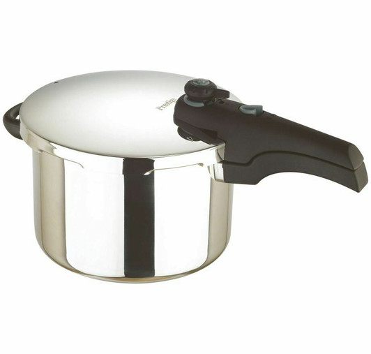 Prestige Smartplus Stainless Steel Pressure Cooker 4Litre Dishwasher Safe Silver