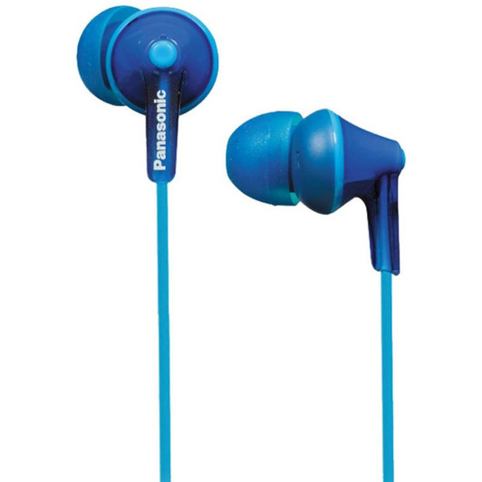 Panasonic RPHJE125 Ergofit Stereo In-Ear Earbud Earphones Headphones Blue