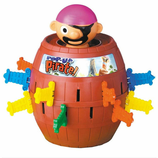 Tomy Pop Up Pirate Kids Game Classic Children's Fun Game For 2-4 Players 4+ Age
