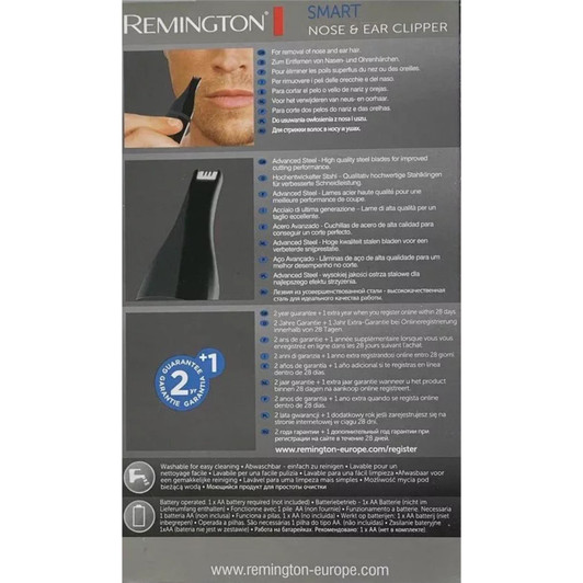 Remington NE3150 Nose-Nasal-Ear-Eyebrow-Hair Clipper Precision Trimmer For Mens
