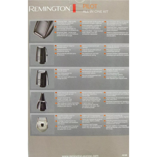 Remington Personal Groomer  Battery  Washable  Case