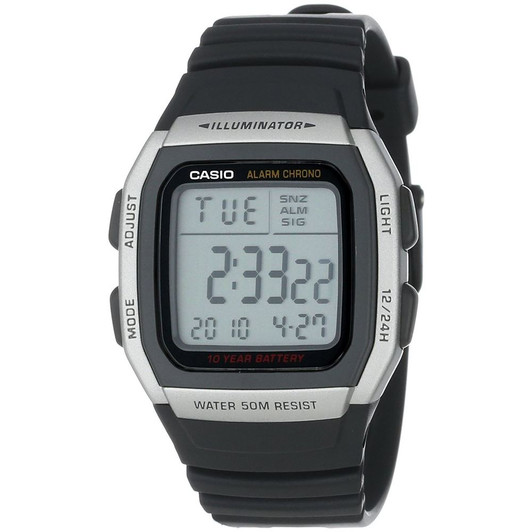 Casio Digital Watch with Extended Battery Life Timer