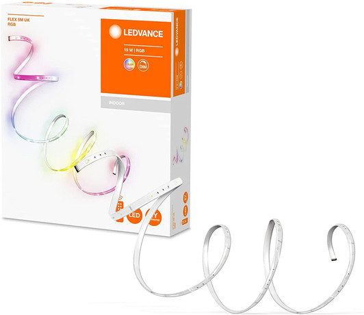 Ledvance LED Flex Colour Changing RGBW with Remote Control 5M Flex UK Plug
