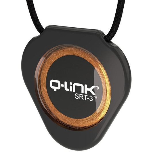 Q-Link SRT-3 Black Flower of Life Pendant