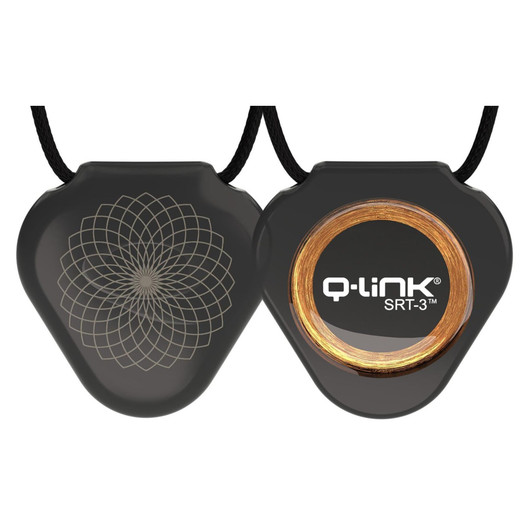 Q-Link SRT-3 Black Lotus Flower Pendant