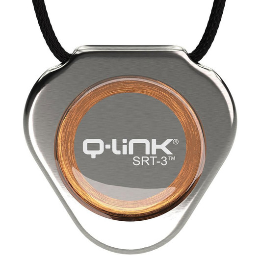 Q-Link SRT-3 Triangle Stainless Steel Pendant|Personal Energy System