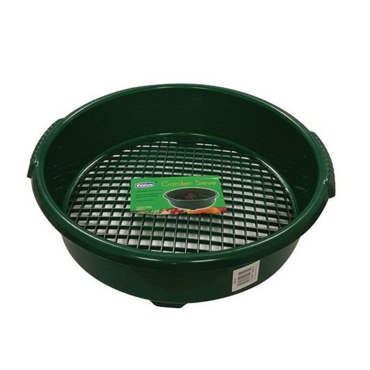 Whitefurze Plastic Sieve Garden Riddle Compost & Soil Sifter Mesh Gardening Tool