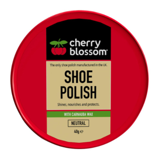 Cherry Blossom Traditional Shoe Polish Shines,Nourishes & Protects Neutral 40g
